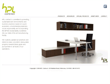 Tablet Screenshot of hplcontract.com